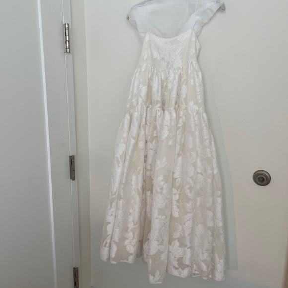 Cecilie Bahnsen tie back Sofie Rose-chinée Dress UK6 XS (Bridal) - Picture 6 of 11